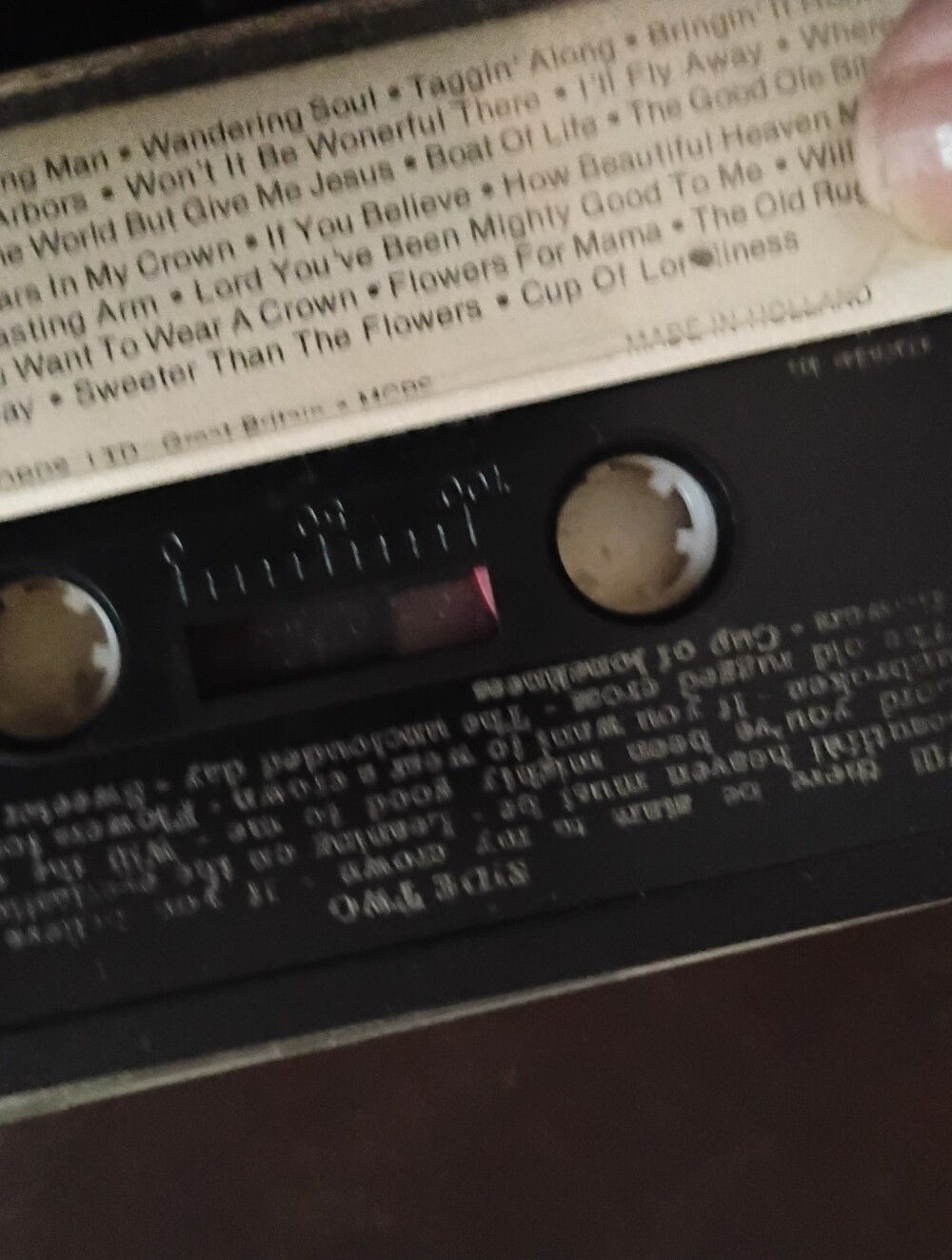 George Jones - 24 Gospel Greats Cassette (Sunset Cover) - Picture 3 of 4
